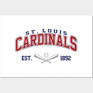 Retro Cardinals Posters and Art